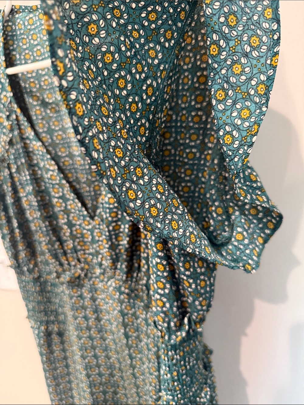Max Studio Dark Teal Print Maxi Dress - Picture 14 of 15